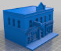 Download the .stl file and 3D Print your own Lawrence Building N scale model for your model train set from www.krafttrains.com.